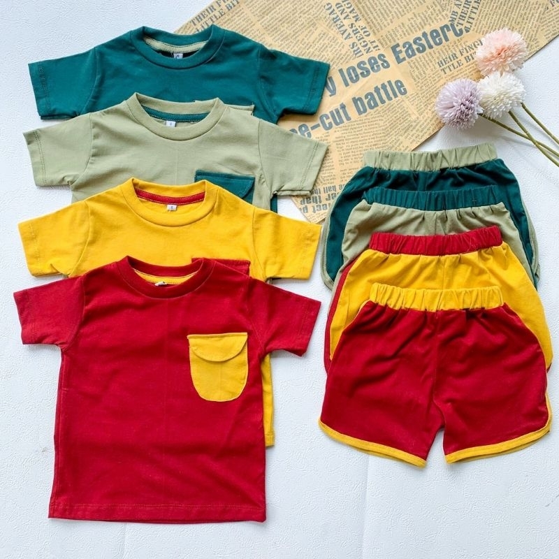 SGBJM 0339 Setelan Anak Harian Bomb Set koleksi By AHYA Collection