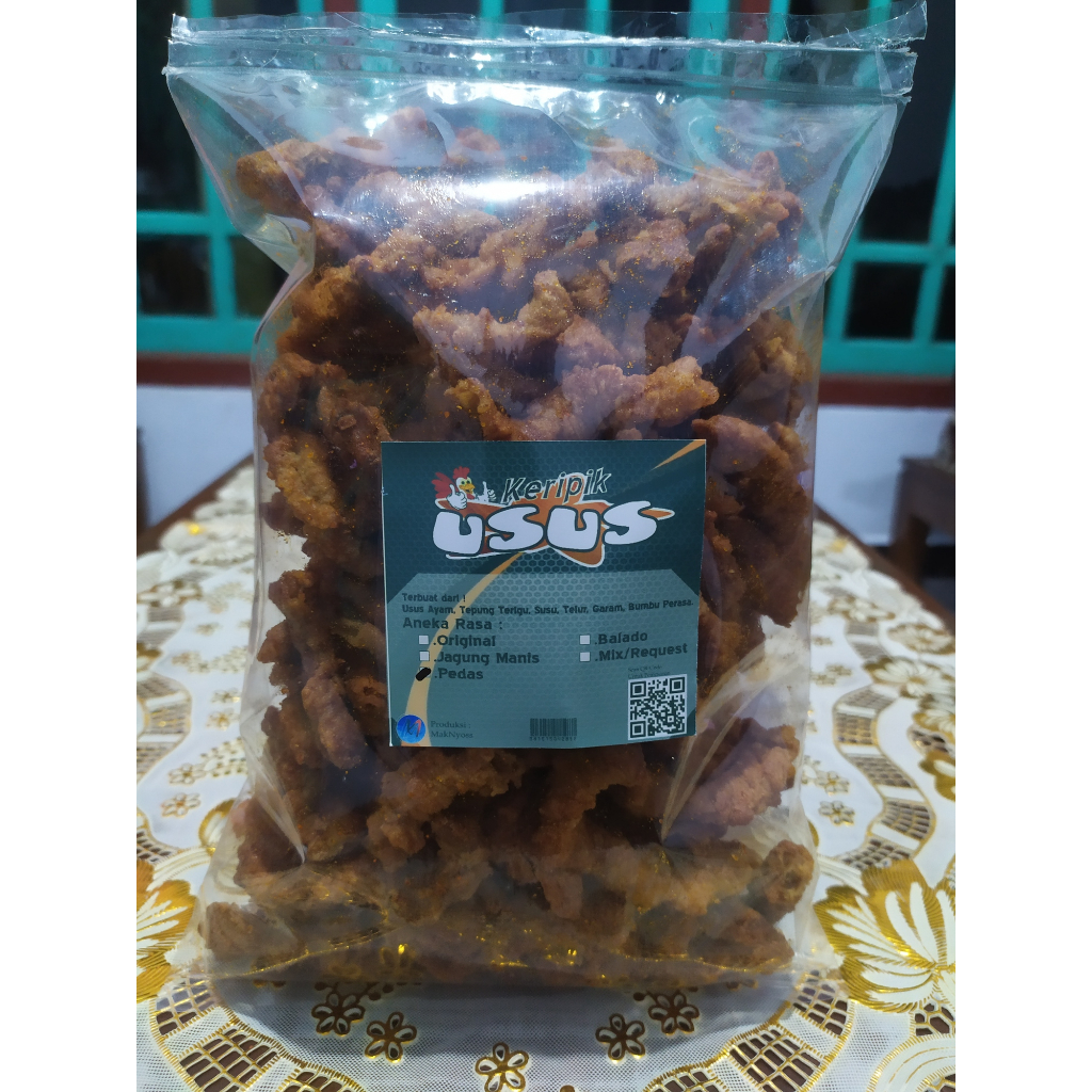 

Keripik Usus MakNyoss 500Gram