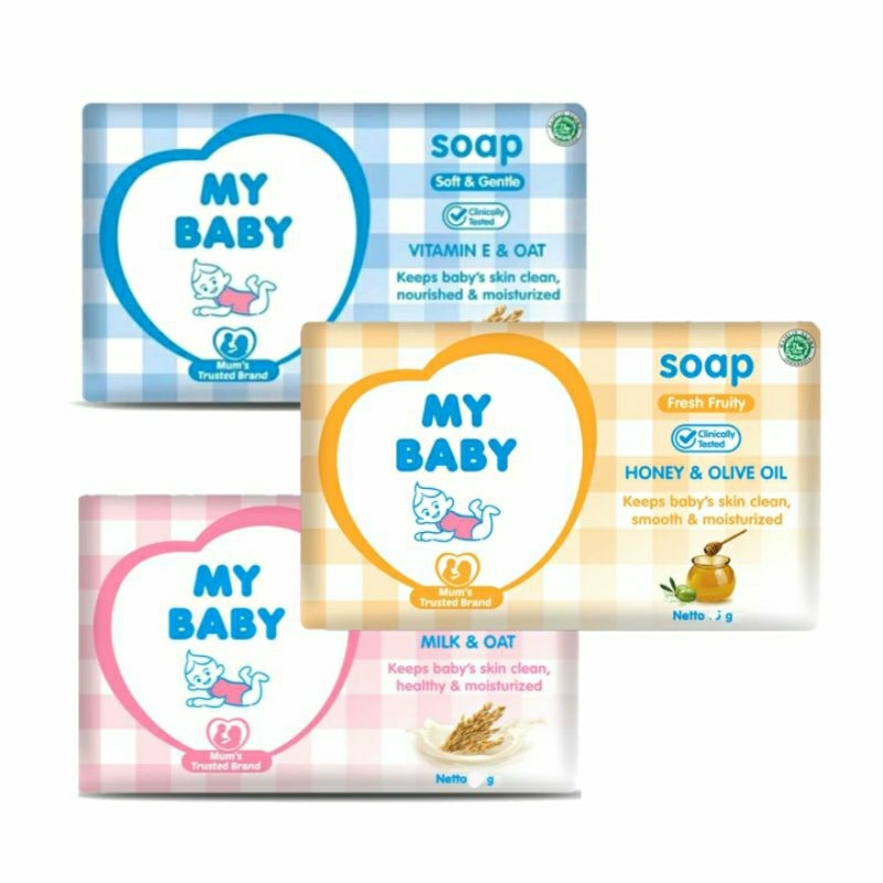 My Baby Bath Soap 60g | My Baby Sabun Batang Bayi | Sabun Bayi (SABUN BATANG MY BABY)