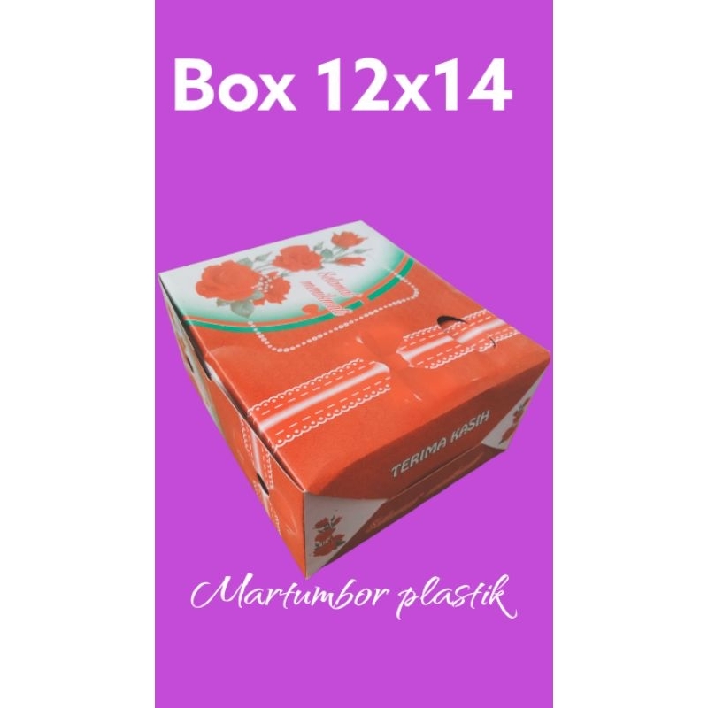

DUS SNACK BOX MOTIF DUS/BOX KUE UKURAN 12X14