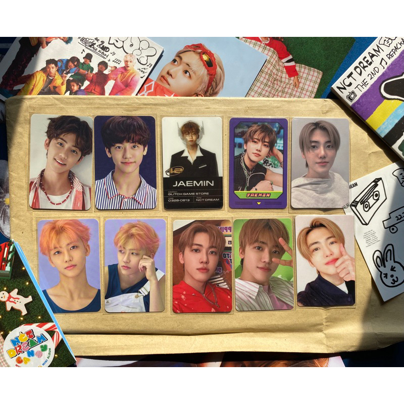 WTS AAB PC PHOTOCARD OFFICIAL NA JAEMIN NCT DREAM 6th ANNIVERSARY GLITCH MODE LENTICULAR GAME CARD M