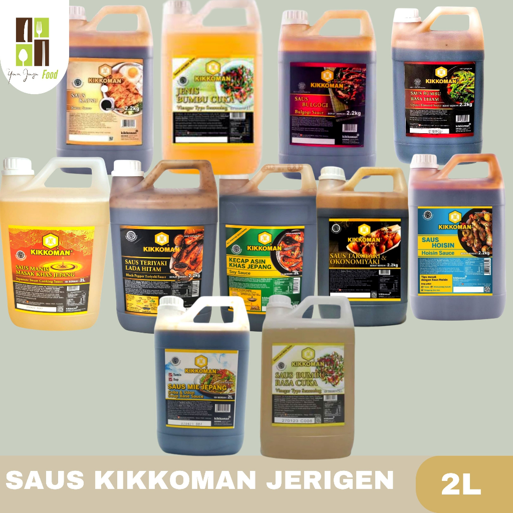 

Saus Kikkoman Kemasan Jerigen 2.2 Liter All Varian