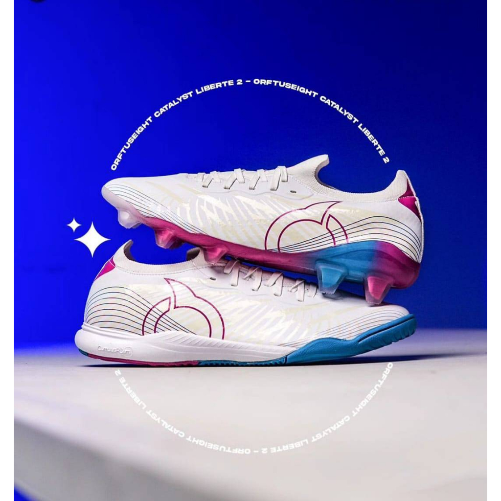 ortuseight catalyst liberte v2 white ultra fg/in sepatu bola/futsal original ortuseight