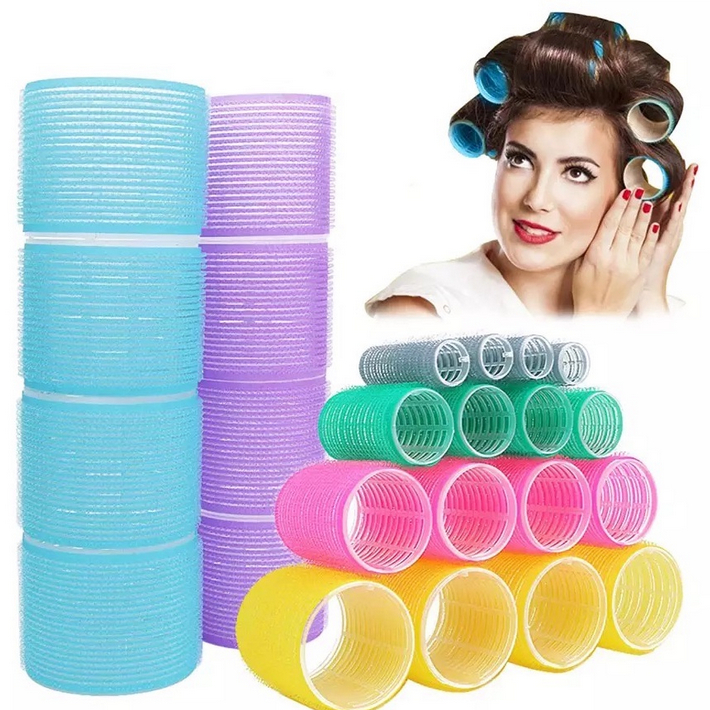 Roll Rambut Curly 1 Pc / Roll Rambut Gulung Tempel Poni Keriting Gelombang / Roll Jumbo Curly Rambut Hair Roller Aksesoris Rambut Magic Rori HOPYLOVY