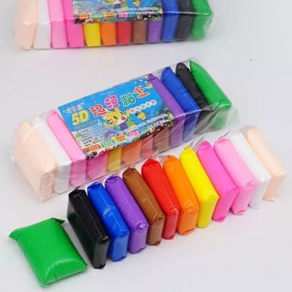 Slime Bantal Clay / Mainan Edukasi Slime Bantal / Clay Warna Warni