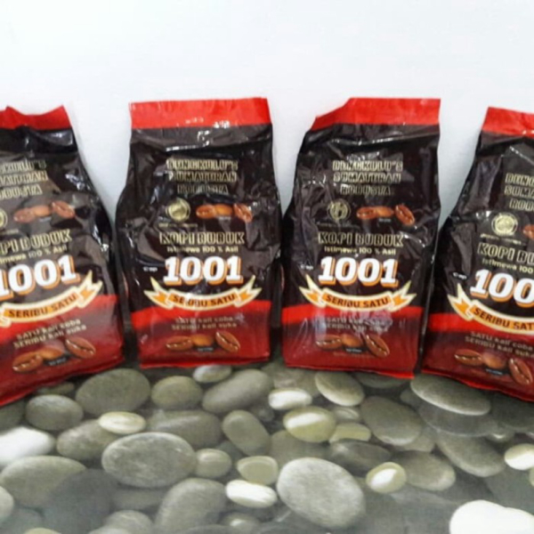 

Kopi Robusta Bubuk Cap 1001 ASLI Bengkulu 245gr