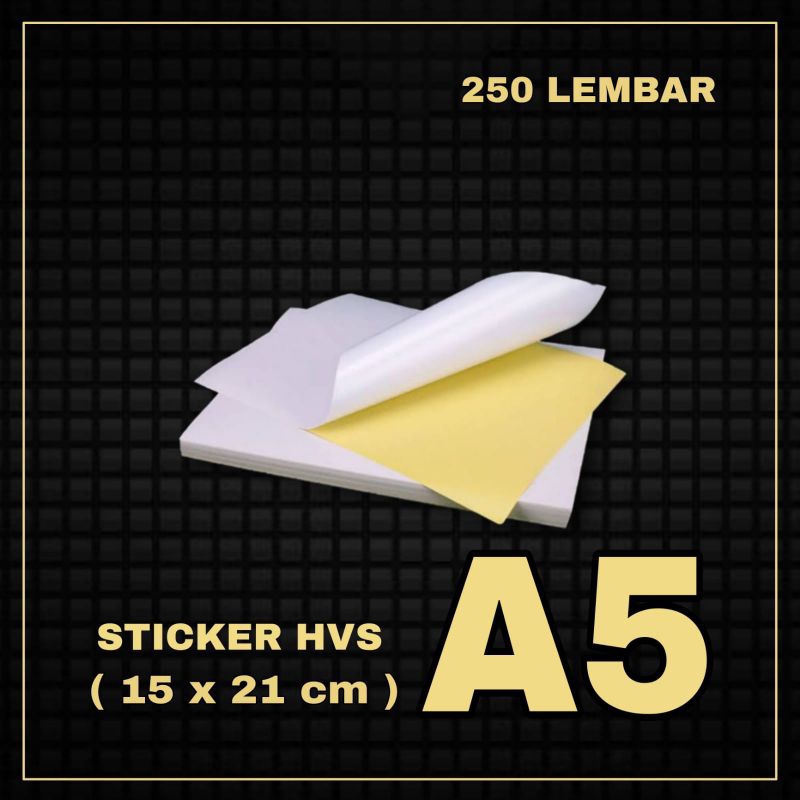 

STICKER HVS A5 ISI 250 LEMBAR