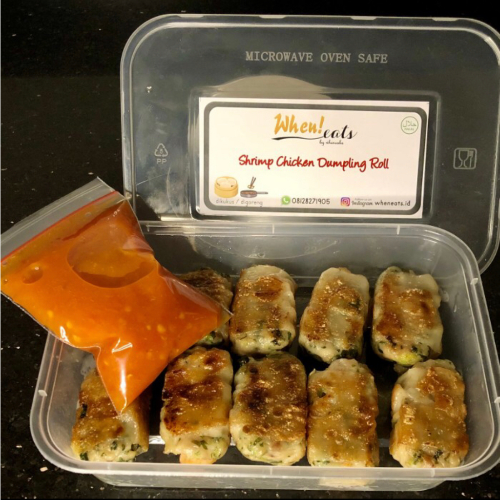 

Pan Fried Dim Sum Halal : When Eats Shrimp Chicken Dumpling Roll