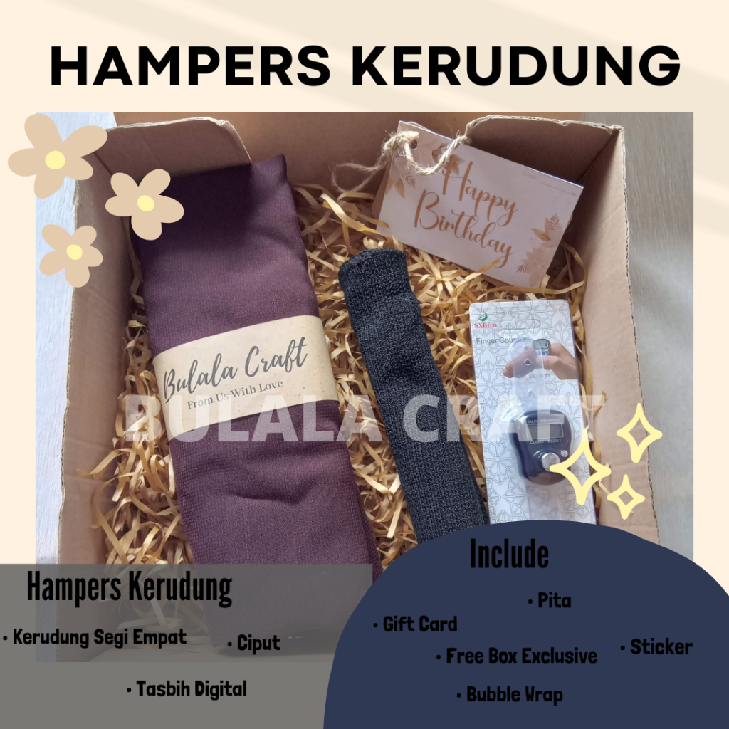 

Paket Hampers Gift Box Hijab Beserta Tasbih Digital