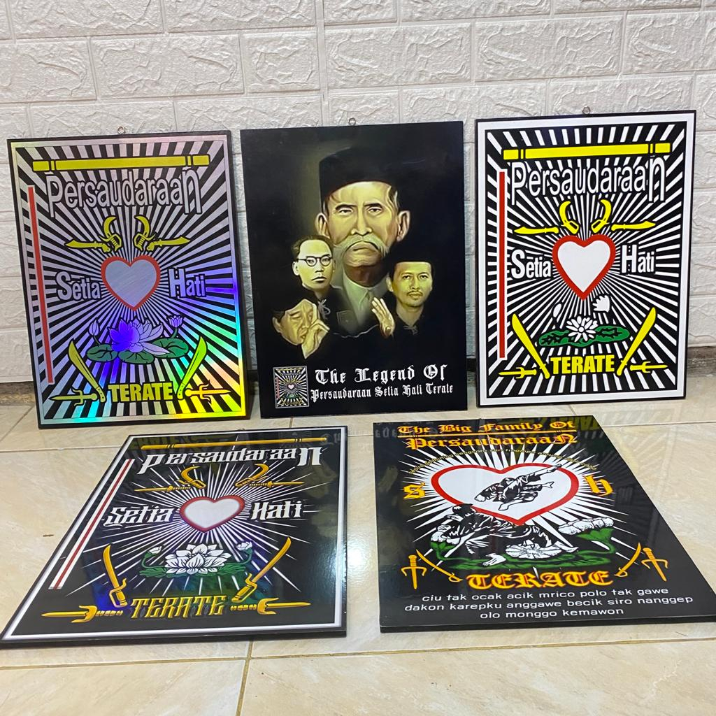 FIGORA PSHT BESAR UKURAN 30x40 cm - BAHAN KAYU MDF