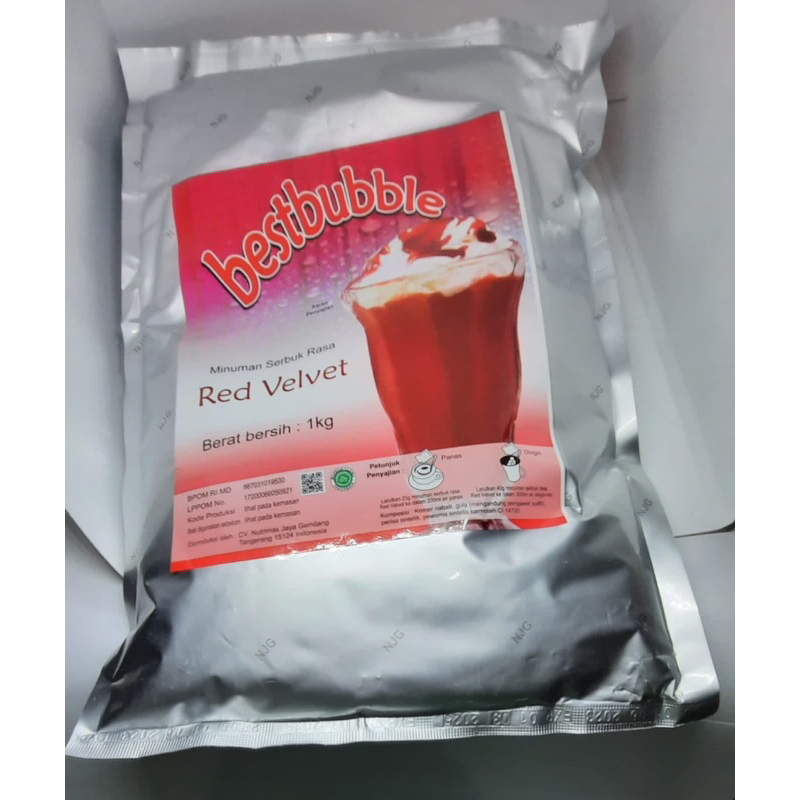 

Minuman Serbuk Rasa Red Velvet Best Bubble