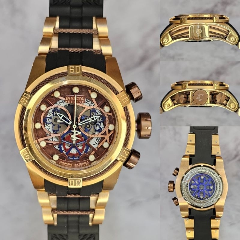 Jam Tangan Pria Invicta Bolt Model No 12951 Rubber