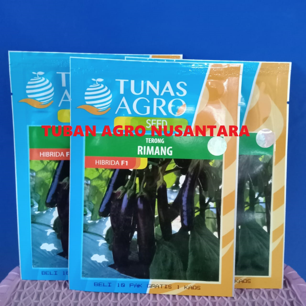 Benih Terong Ungu Rimang Tunas Agro Seed @ 5 Gram