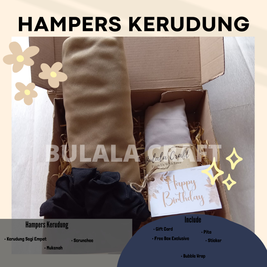

Paket Hampers dan Kado Hijab Mukenah Only Ramadhan dan Lebaran