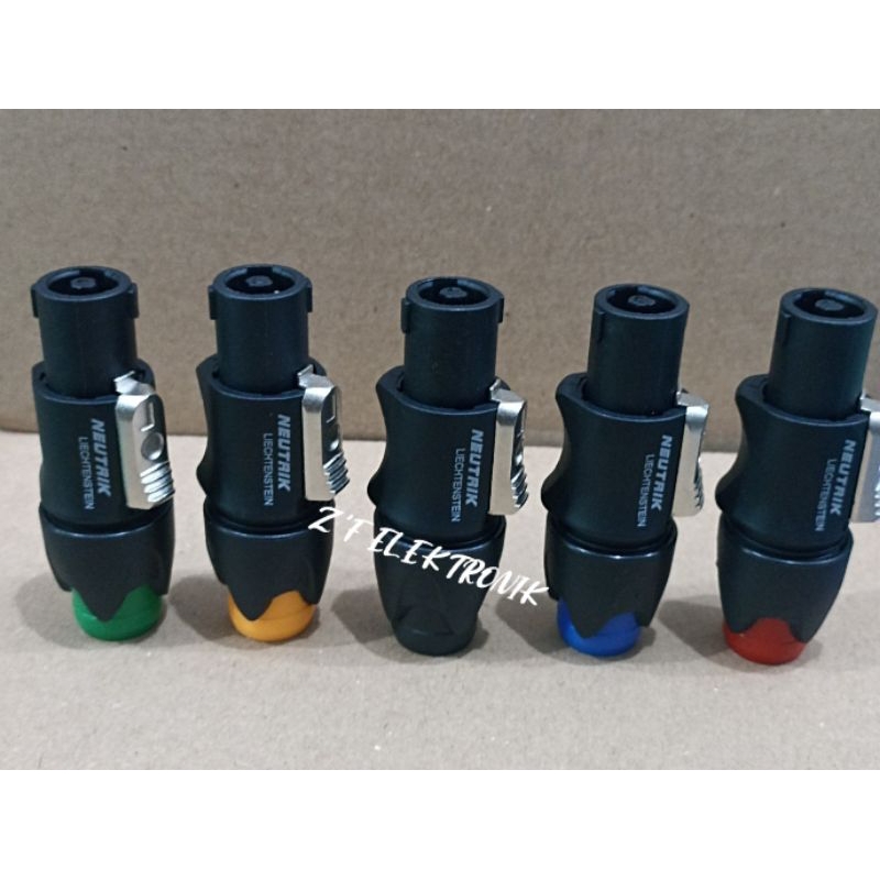 JACK SPEAKON NEUTRIK KANCING JACK SPEAKON NEUTRIK NL4FC. 1PCS