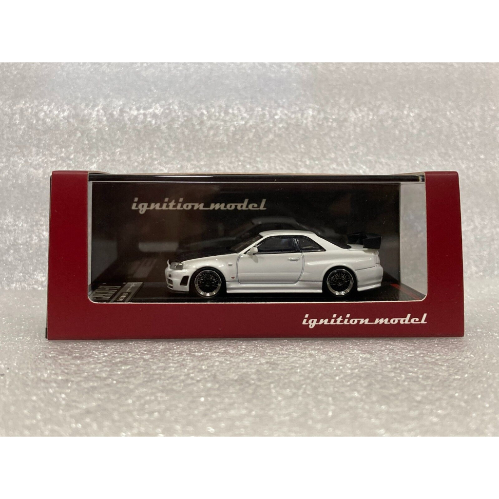 Ignition Model 1/64 IG1868 Nissan Skyline Nismo R34 GT-R Z-tune White
