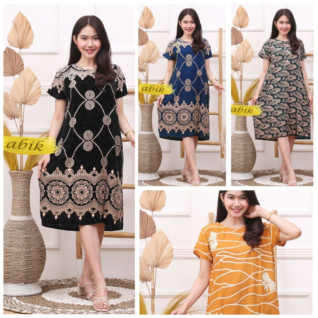 DASTER BALI | Batik Abik Varo Collection | Bahan rayon adem| 105cm