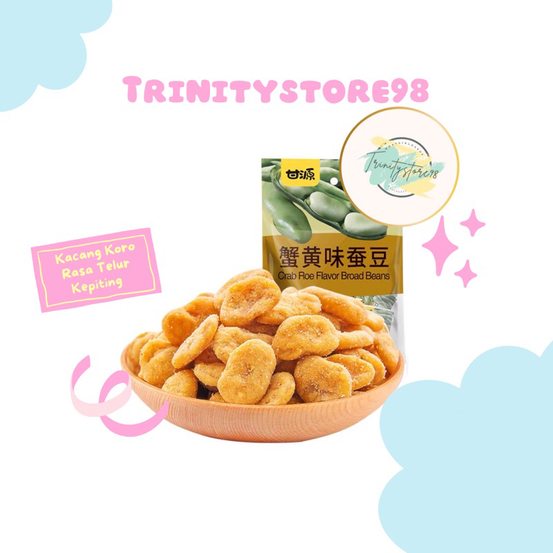 KACANG PITING ECER / Gan Yuan Crab Roe Broad Beans  ECER / Kacang Koro Import / Kacang Koro Rasa Cra