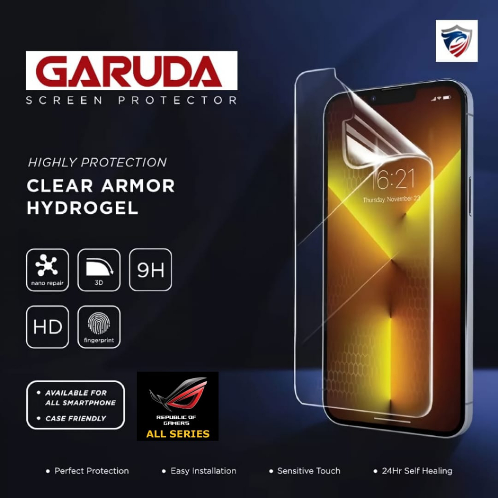 Anti Gores Hydrogel CLEAR ROG ALL SERIES ROG 5 ULTIMATE|ROG PHONE 6D|ROG 6D ULTIMATE|ROG PHONE 6|ROG