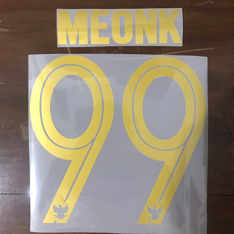 NOMOR PUNGGUNG JERSEY POLYFLEX NAME SET SABLON SETRIKA STIKER