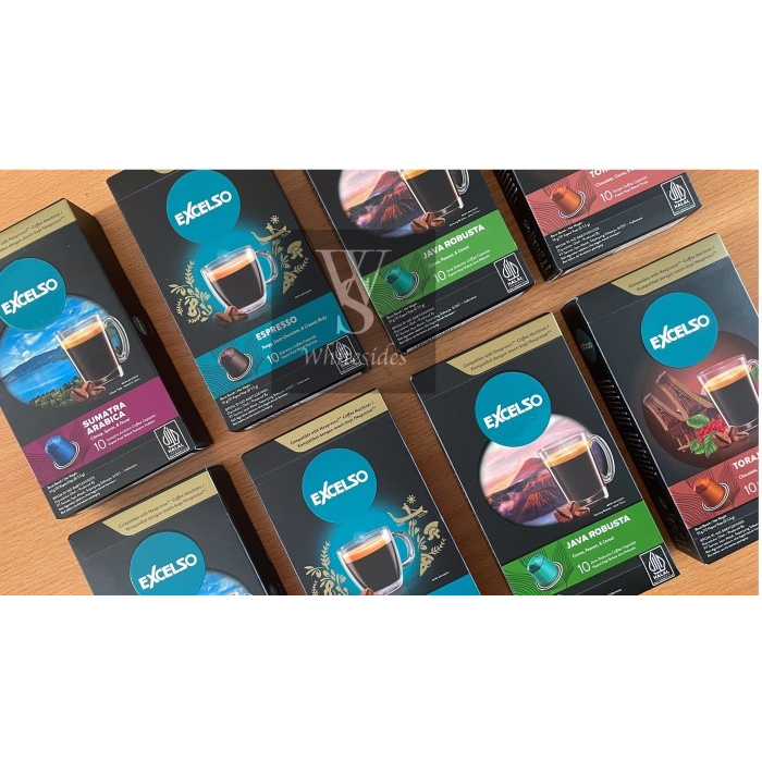 

Excelso Capsule Nespresso Kopi Toraja Sumatra Arabica Kapsul Espresso