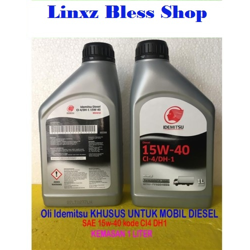 Oli Mobil Idemitsu Diesel / Solar SAE 15W-40 CI-4/DH-1