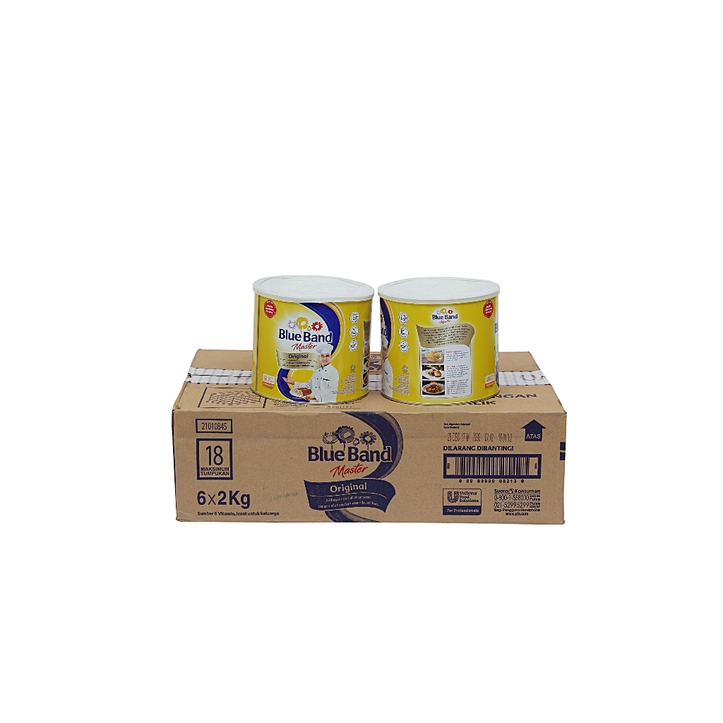 

mentega blue band master 2kg karton (6x2kg)