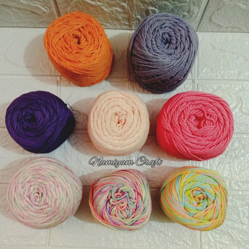 (Part 1) 2MM Tali Katun Macrame / Benang Rajut