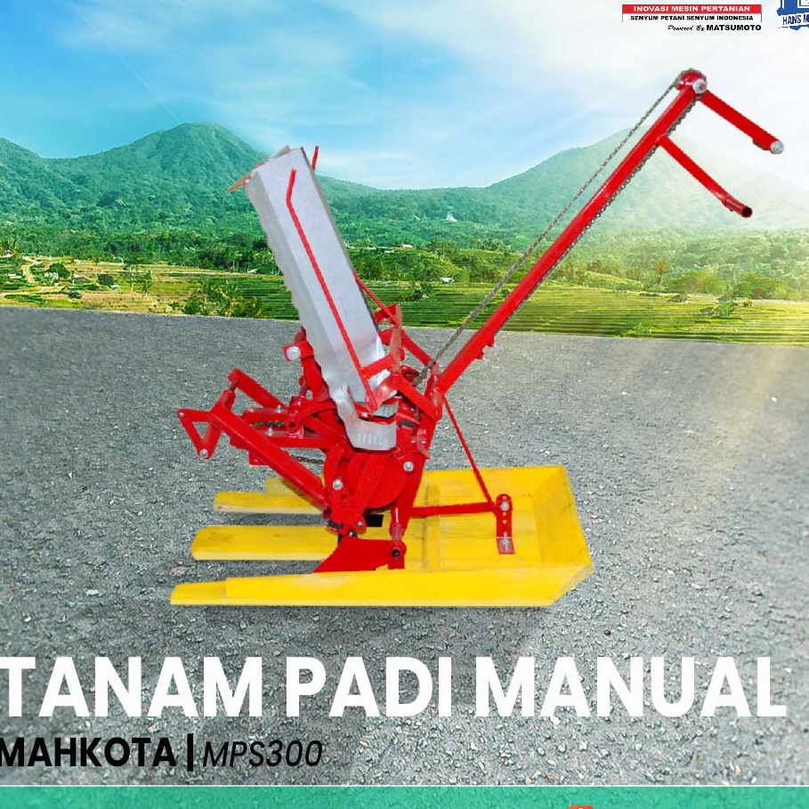 MESIN TANAM PADI MANUAL MAHKOTA MPS-300