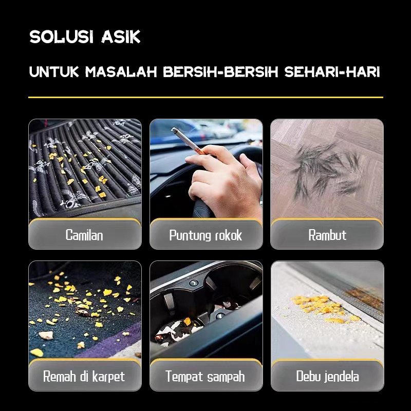 Garansi 3 Tahun Penyedot Debu Rumah Dan Mobil Portabel Mini 12000Pa Penyedot Debu Penyedot Debu