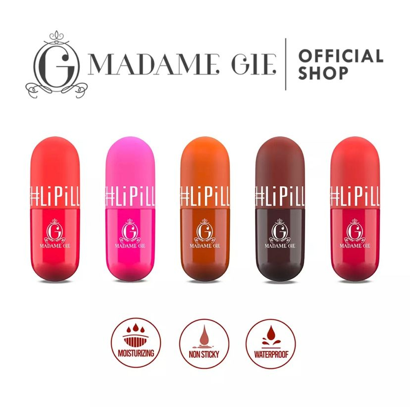 [READY] Madame Gie  Madame LiPill - MakeUp Lip Tint - Lip Serum - Lip Lumer | lip tint madamgie | li