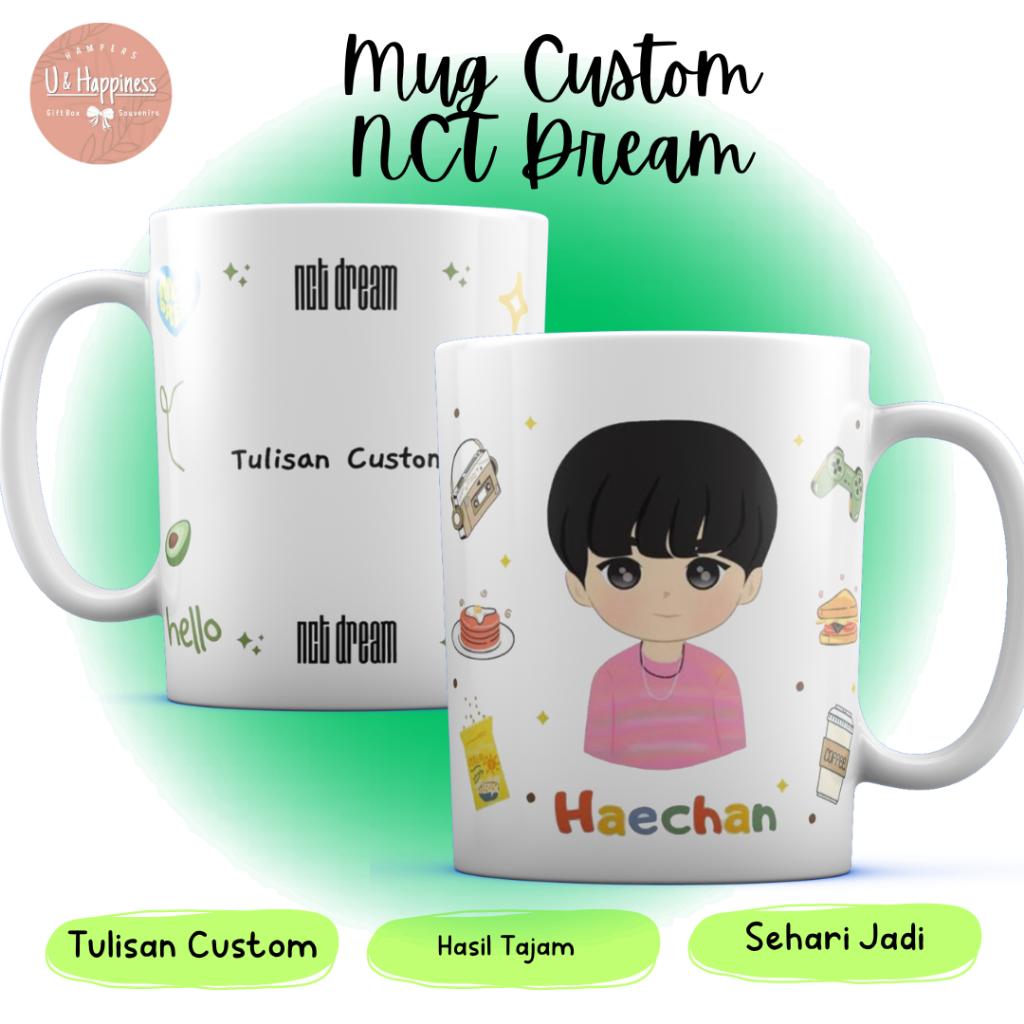 CUSTOM MUG NCT DREAM / Kado Ultah / NCT DREAM / Hampers NCT DREAM / KADO WISUDA KPOP