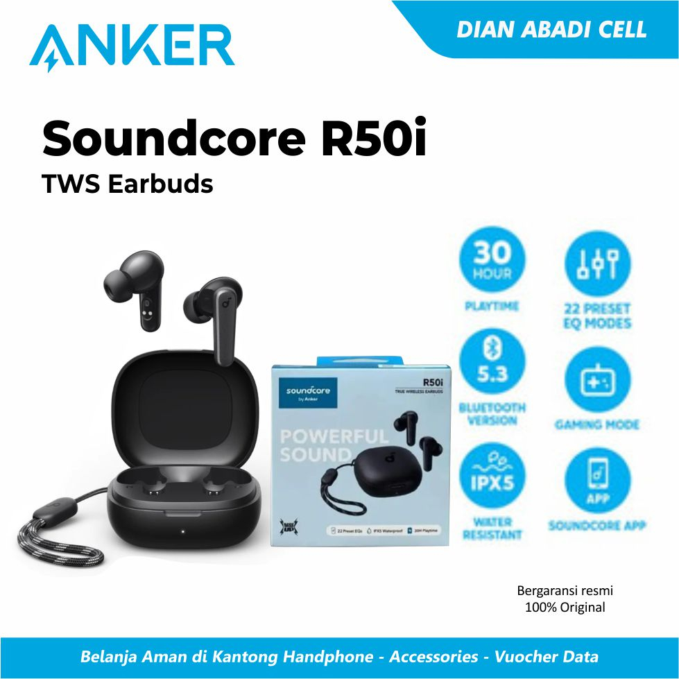 Earbuds TWS Anker Soundcore R50i