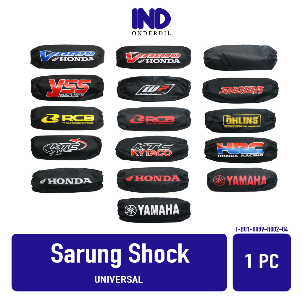Sarung Cover Shock Depan Vario Honda Polos YSSS WP SHOWA RCB OHLINS KTC Racing KYTACO HRC HONDA Mera