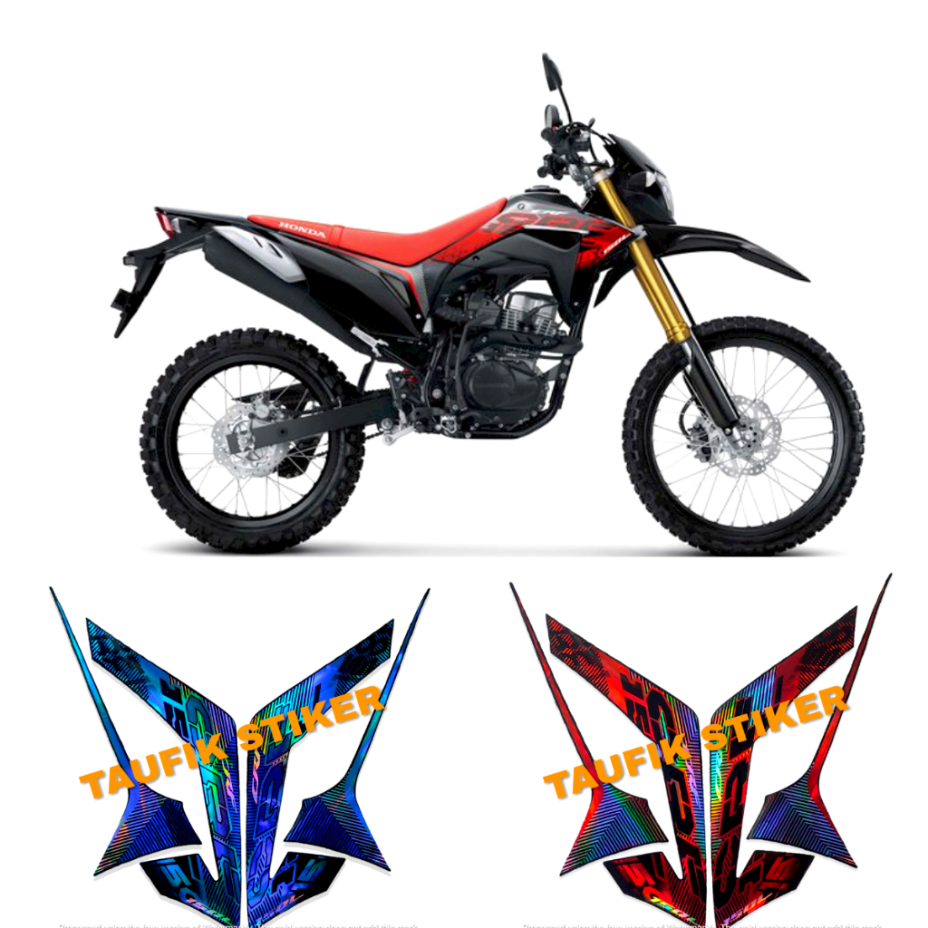 STIKER LIS BODY MOTOR HONDA CRF 150L 2021 HOLOGRAM STANDAR FULL SET