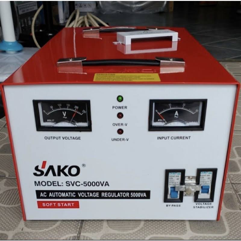 SAKO STABILIZER SAKO SVC 5000 VA 5000 WATT SAKO STABIL SAKO 5000 WATT STABILIZER 5000 WATT STAVOL SA