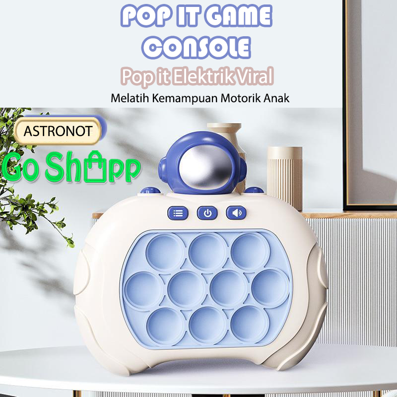 Mainan Pop it Game Console Elektronik Melatih Motorik Anak Fidget Toys Push Bubble Game Challenge Anti Stress GM01