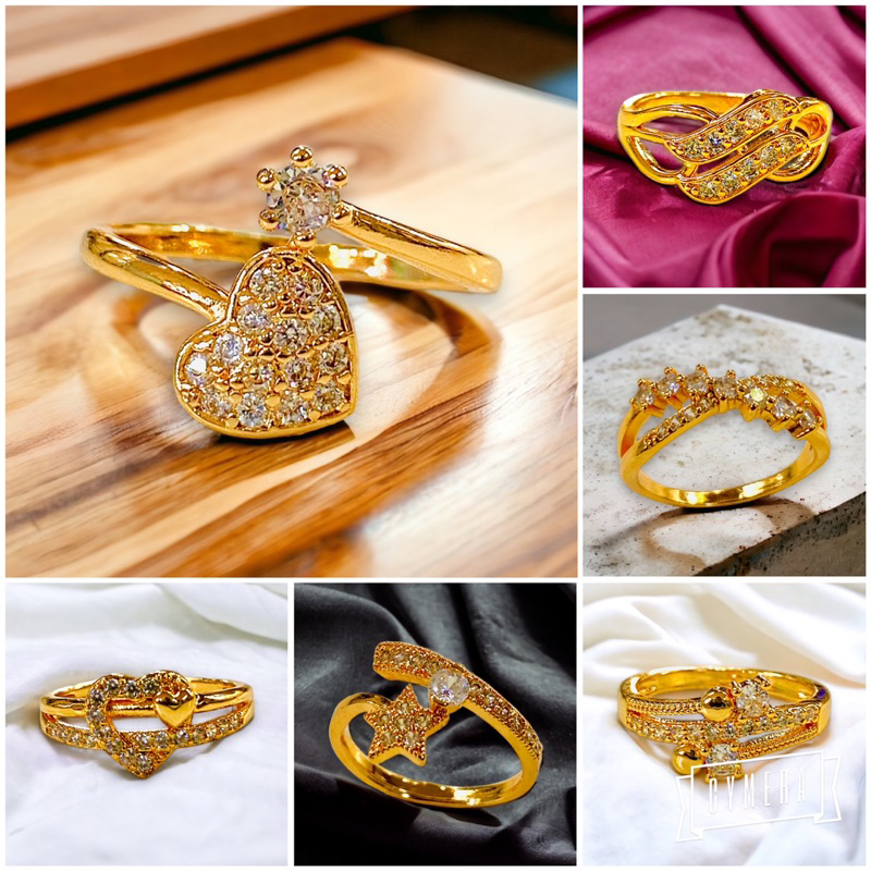 cincin permata //cincin wanita//cincin cewek//cincin//permata//cincin lapis emas