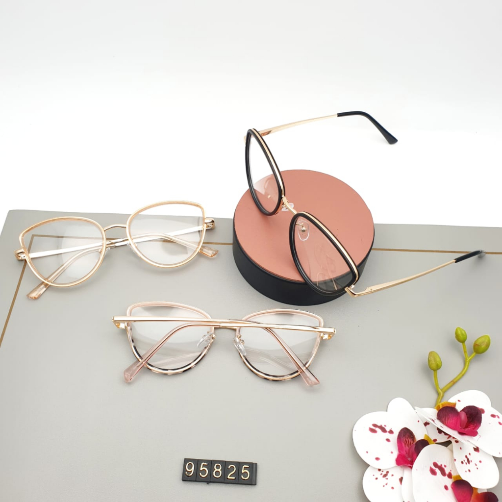 KACAMATA FASHION ANTI RADIASI CAT EYE 95825/FRAME KACAMATA/KACAMATA FASHION/