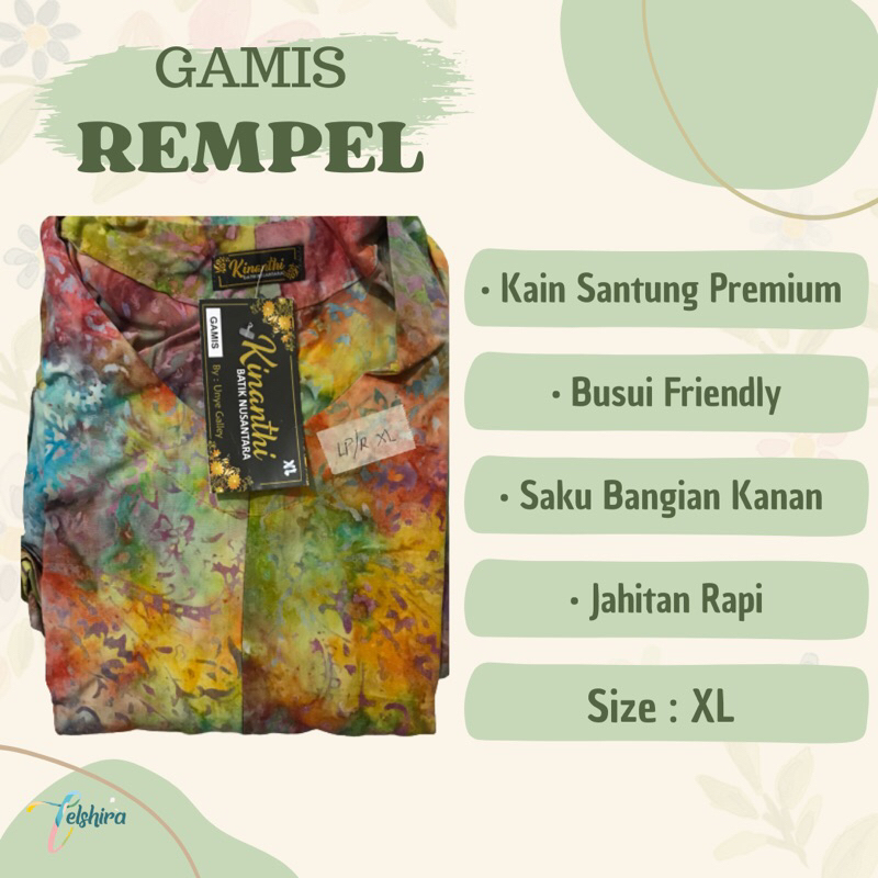 KINANTHI MADIUN | MODEL GAMIS KINANTHI BATIK NUSANTARA | GAMIS BATIK ELSHIRA | DASTER PREMIUM | BATI