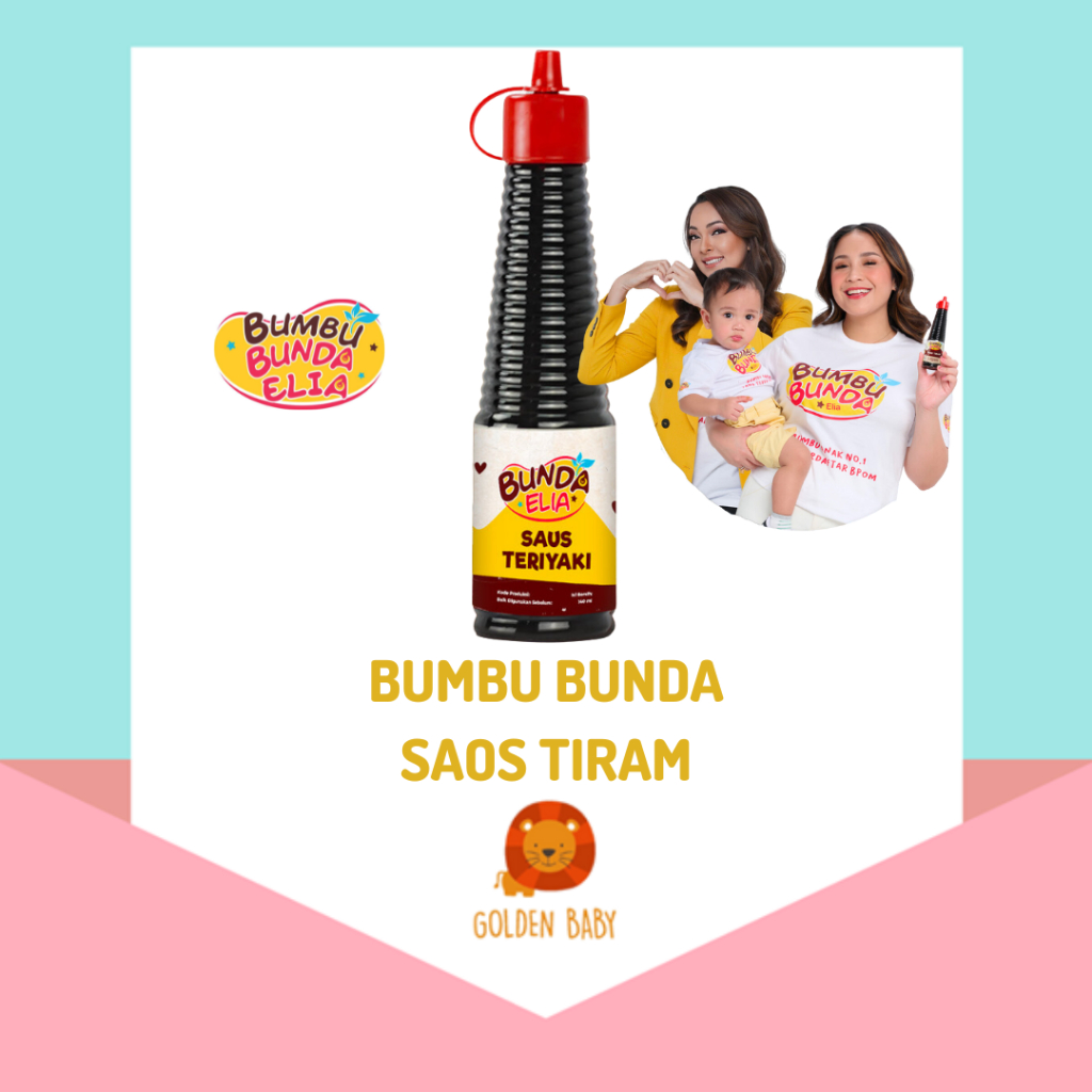 

Bumbu Bunda Elia SAUS TERIYAKI Non MSG Non Pengawet MPASI Anak Bayi