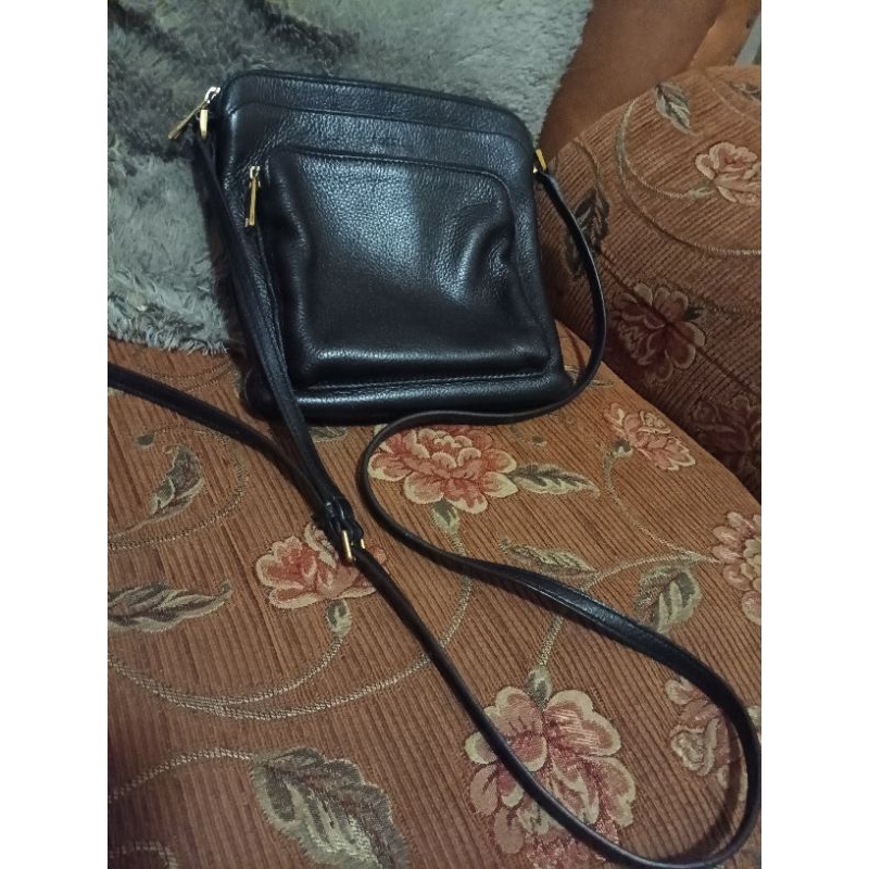 Tas Prelove Fossil Cindy Crossbody Black Original Unisex (bisa cewek atau cowok)