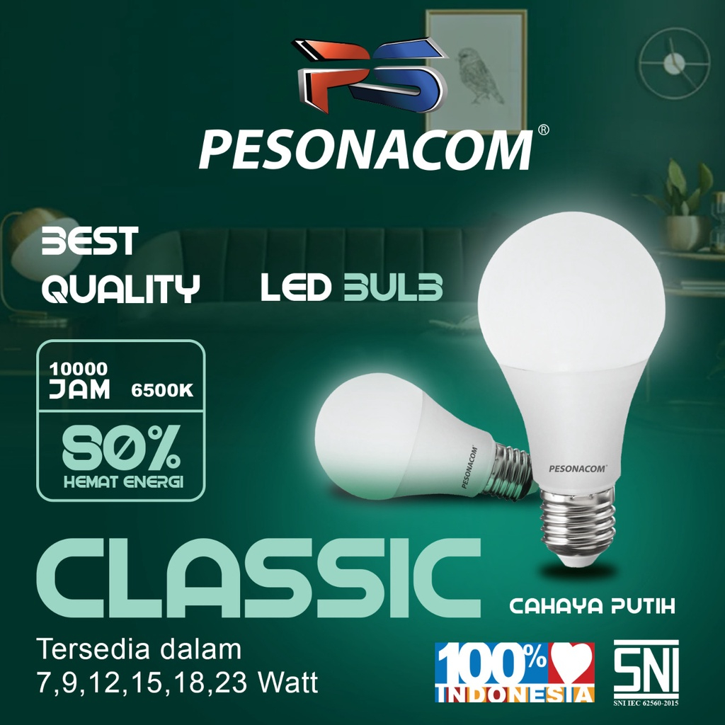 LAMPU BULB LED LAMPU LED PREMIER/CLASSIC A BULB PESONACOM