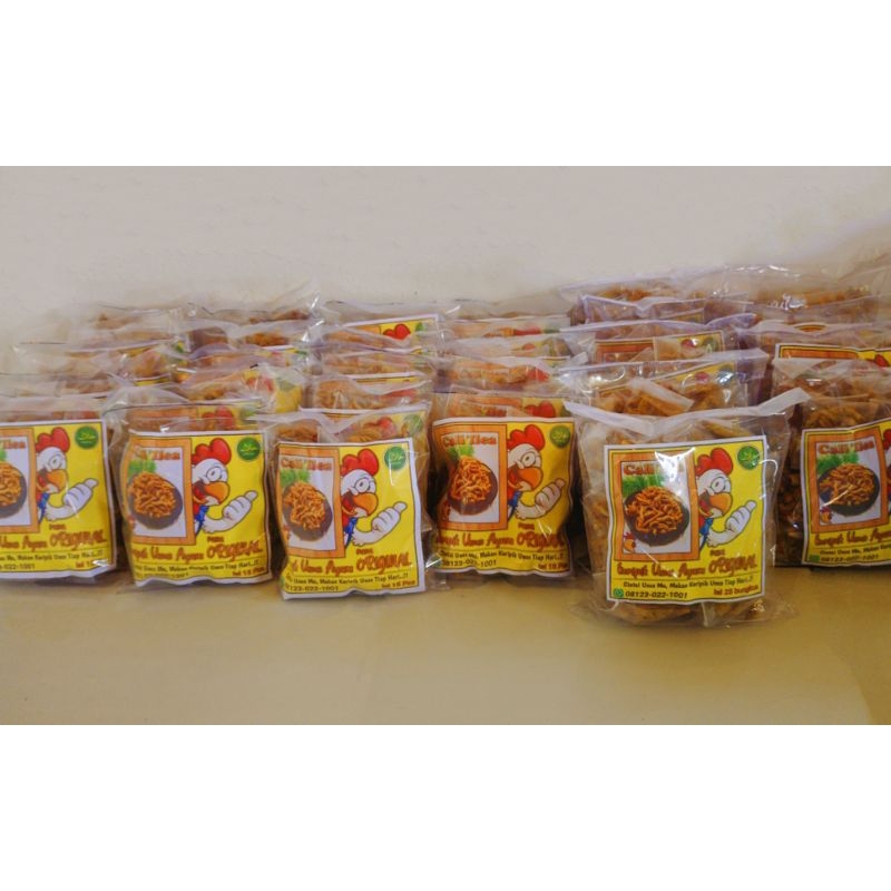 

Kripik Usus Ayam Kriuk Gurih Dan Tidak Amis. isi 15pcs 1000-an