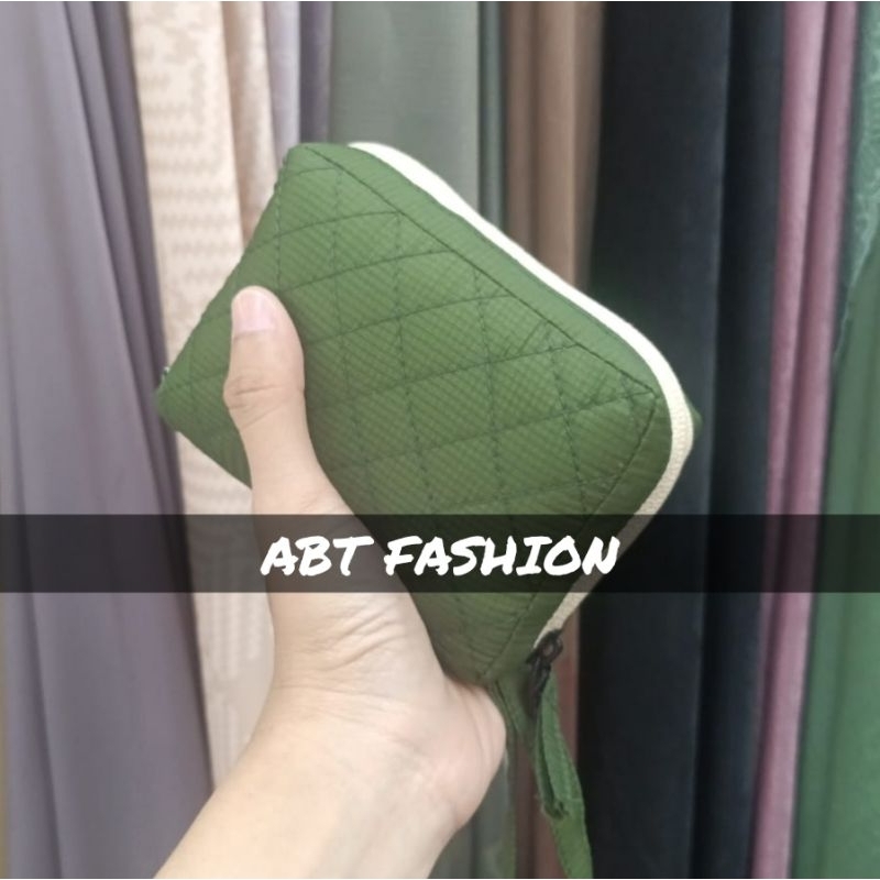 Syuhada Ainun Mukena Traveling Terkecil Mukena Polos Parasute Premium Pouch Segenggam - ABT FASHION