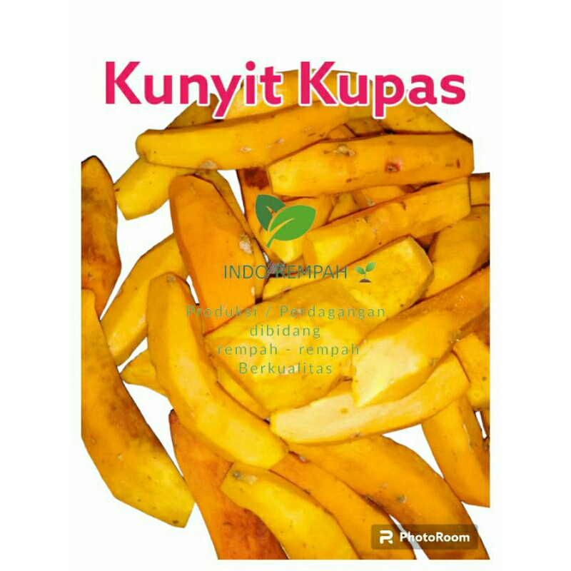 

kunyit kupas segar