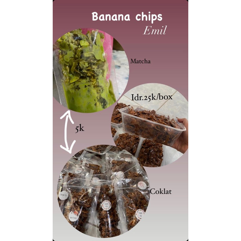 

banana chips