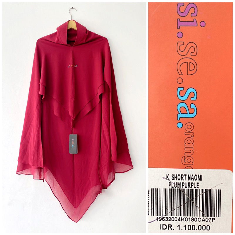 Sale khimar sisesa maroon