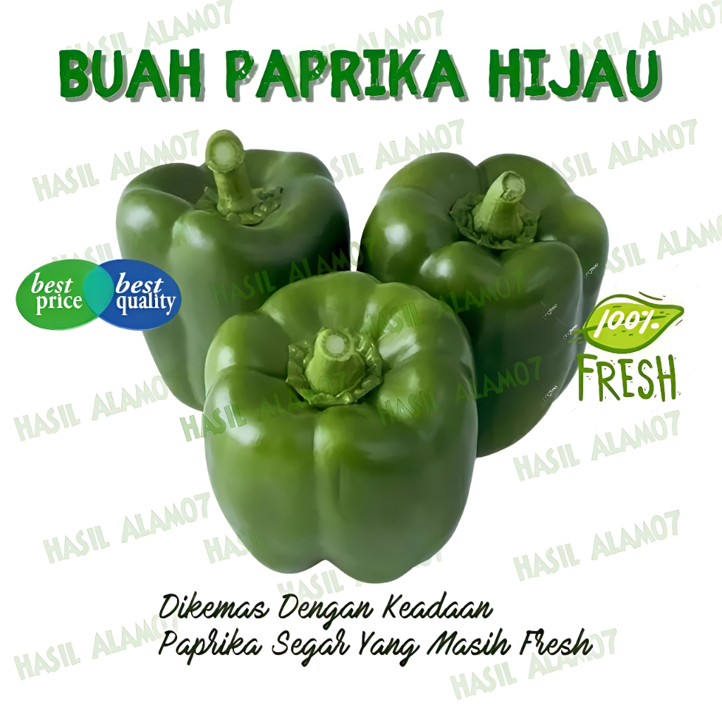 

Paprika Hijau Segar Fresh 1kg