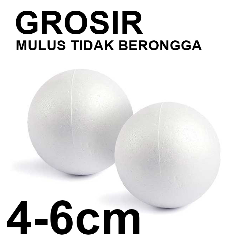 

Bola Gabus Styrofoam Diameter 4-6cm Tatasurya Tugas Sekolah Dummy Cake Hiasan Kue Dekorasi